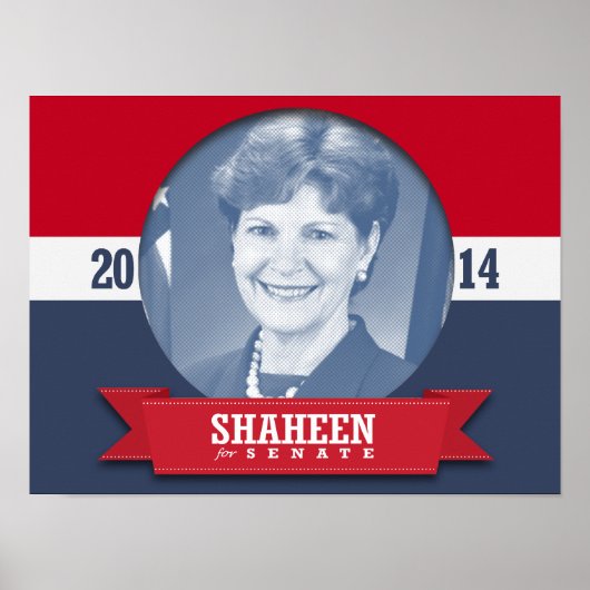 JEANNE SHAHEEN CAMPAIGN POSTER (Voorkant)