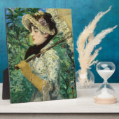 Jeanne (Spring), Edouard Manet Fine Art Fotoplaat (Zijkant)