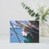 "Jeannie Johnston" vaartuig voor de opleiding van Briefkaart (Staand voorkant)