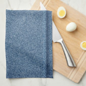 Jeans 1 serviette de cuisine (Quart Plié)