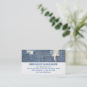 Jeans déchiré Carte de visite (Debout devant)