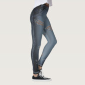 Jeans déchiré Leggings amusant Halloween Leggings (Droite)
