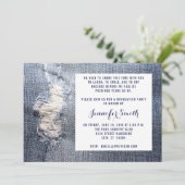 Jeans déchirés Regardez les invitations de diplôme (Debout devant)