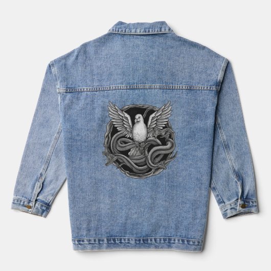 jeans denim jacket (Achterkant)