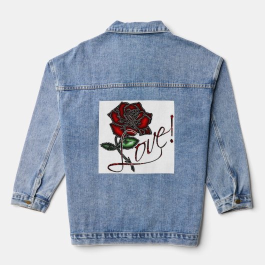 jeans denim jacket (Achterkant)