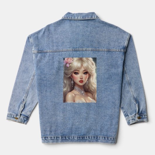 jeans denim jacket (Achterkant)