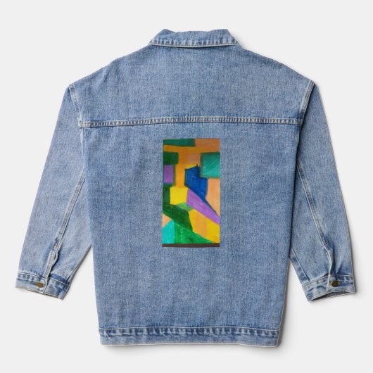 jeans denim jacket (Achterkant)