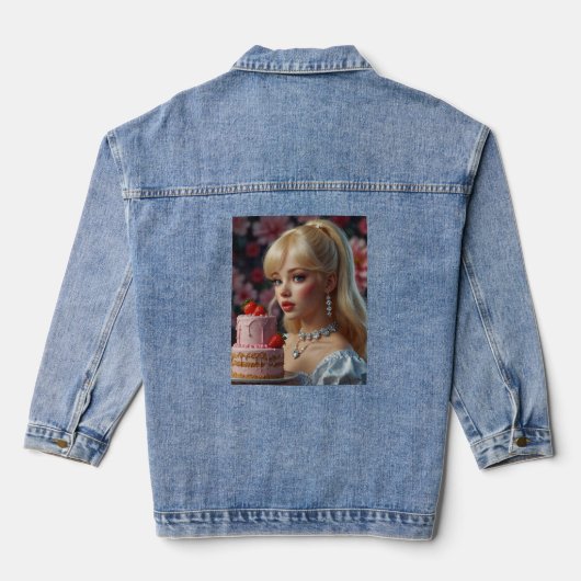 jeans denim jacket (Achterkant)