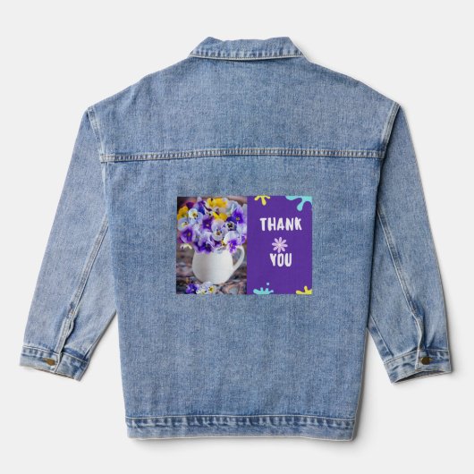 jeans denim jacket (Achterkant)