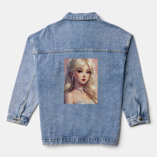 jeans denim jacket (Achterkant)