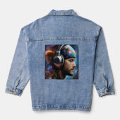 jeans denim jacket (Achterkant)