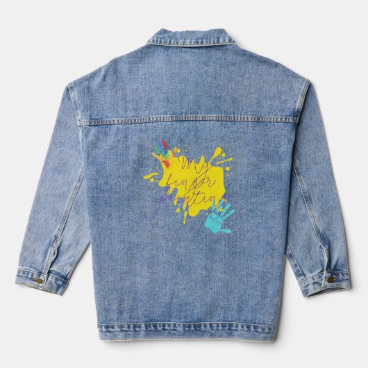 jeans denim jacket (Achterkant)