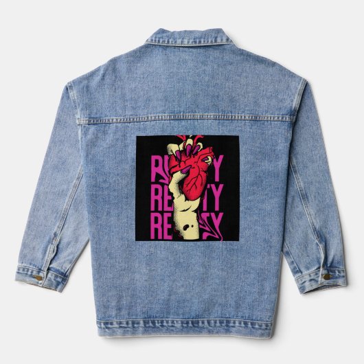 jeans denim jacket (Achterkant)