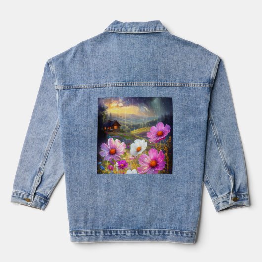 jeans denim jacket (Achterkant)