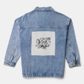 jeans denim jacket (Achterkant)