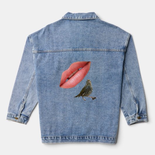 jeans denim jacket (Achterkant)