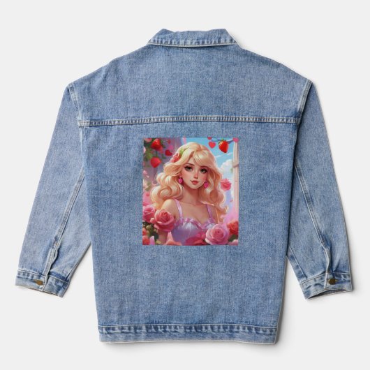 jeans denim jacket (Achterkant)