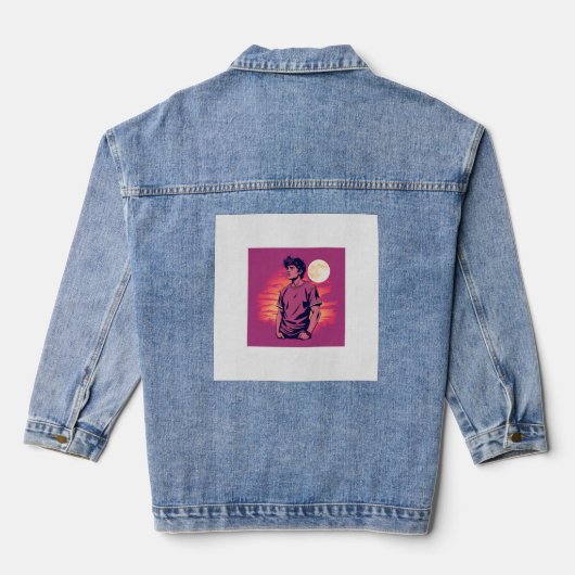 jeans denim jacket (Achterkant)