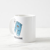 Jeans détendus Fashion Pun Mug (Devant gauche)