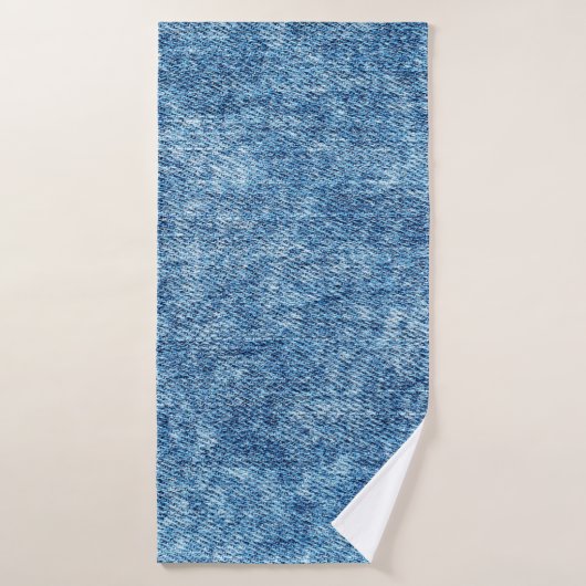 Jeans en bleu acide. Denim arrière - plan, texture (Serviette de bain)