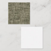 Jean's Fabric Design Pillow Hoesje Vierkante Visitekaartje (Voorkant / Achterkant)