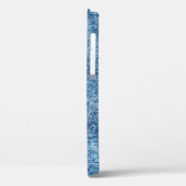 Jeans in zure was blauw. Denim-achtergrond, textuu Case-Mate iPhone Case (Achterkant / Links)