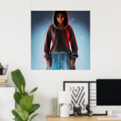 Jeans mode affiche (Bureau à domicile)