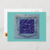 Jeans Pocket Beings of Light Fun Design Briefkaart (Voorkant / Achterkant)