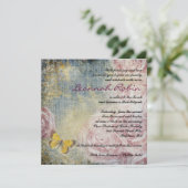 JEANS ROSES & BUTTERFLIS Bat mitzvah Invitation (Debout devant)