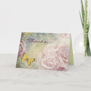 JEANS ROSES & BUTTERFLITS Merci Carte