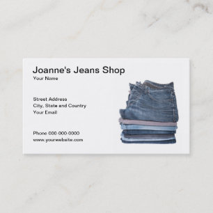 Jeans Shop Visitekaartje