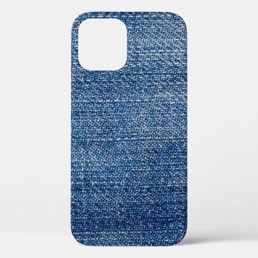 Jeans stof denim structuur blauw Case-Mate iPhone case (Achterkant)