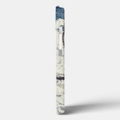 Jeans Victoriaans Kant Monogram IPAD Case (Achterkant / Links)