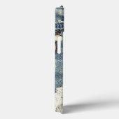 Jeans Victoriaans Kant Monogram IPAD Case (Achterkant / Rechts)