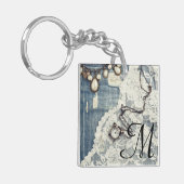 Jeans Victoriaans Lace Pocket Watc Sleutelhanger (Voorkant Links)
