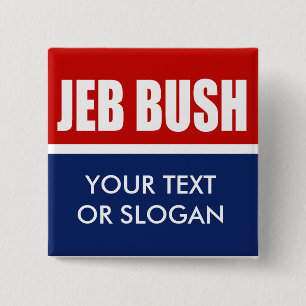 JEB STRUIK 2012 VIERKANTE BUTTON 5,1 CM