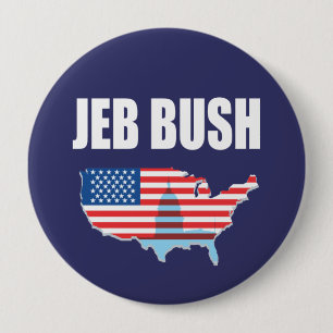JEB-STRUIK Verkiezingsrooster Ronde Button 4,0 Cm