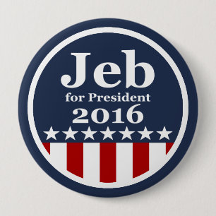 Jeb voor President 2016 Campagne Buttonnen Ronde Button 4,0 Cm