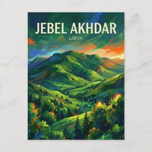 Jebel Akhdar, Groene Bergen Libië Briefkaart