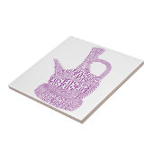 Jebena/Ethiopische koffie Tegeltje (Zijkant)
