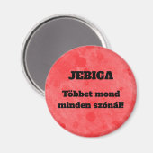 JEBIGA En dit en dit plus que des mots ! magnet (Recto/Verso)