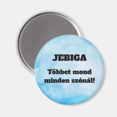 JEBIGA En dit en dit plus que des mots ! un magnet (Recto/Verso)