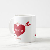 J'écris des histoires de baiser café Mug (Devant gauche)