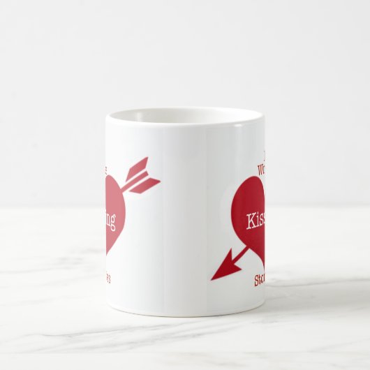 J'écris des histoires de baiser café Mug (Centre)