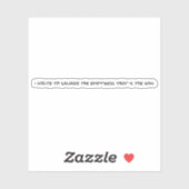 J'Écris Des Stickers De Vinyle Coupés Sur Mesure (Feuille)