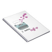 J'ÉCRIS DES STUFF Carnet Spiral pour les écrivains (Côté Droit)