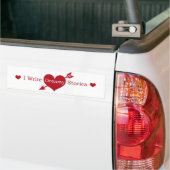 J'écris Dreamy Stories Bumper Sticker (Sur camion)