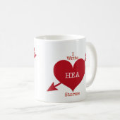 J'écris HEA Histoires Café Mug (Devant droit)
