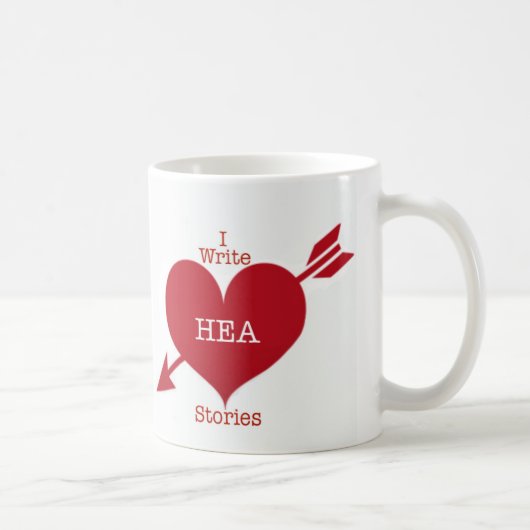 J'écris HEA Histoires Café Mug (Droite)