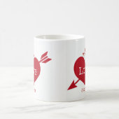 J'écris Love Stories Coffee Mug (Centre)